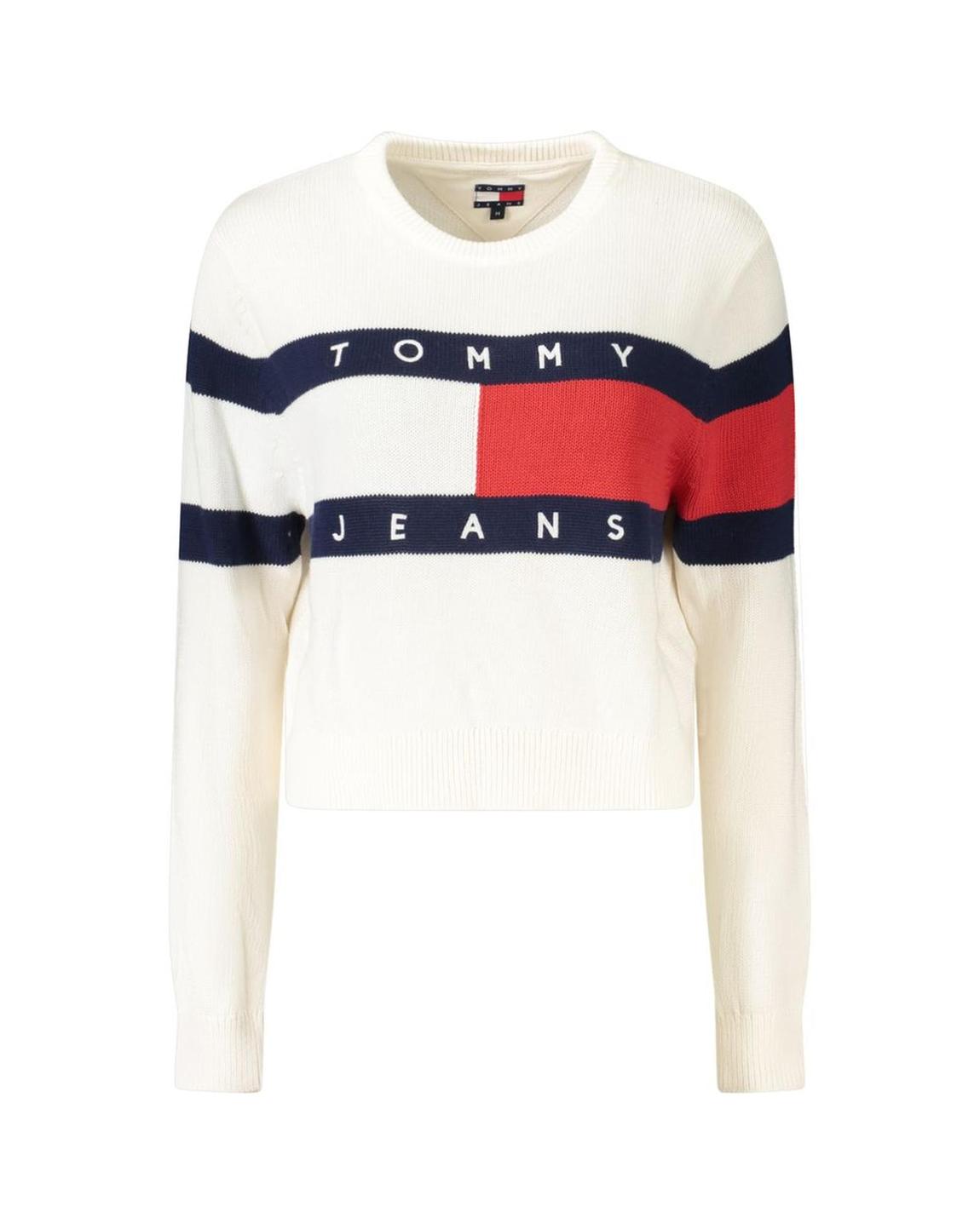 Tommy Jeans Logo Sweater Wo - White main product photo