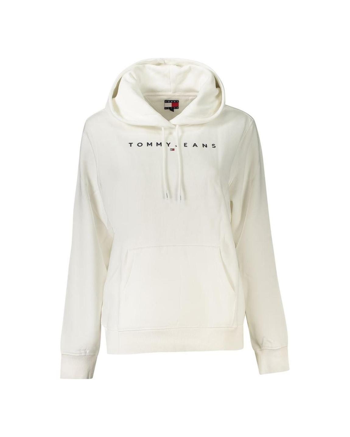 Tommy Jeans Logo Hoodie Wo - White Sweaters main product photo