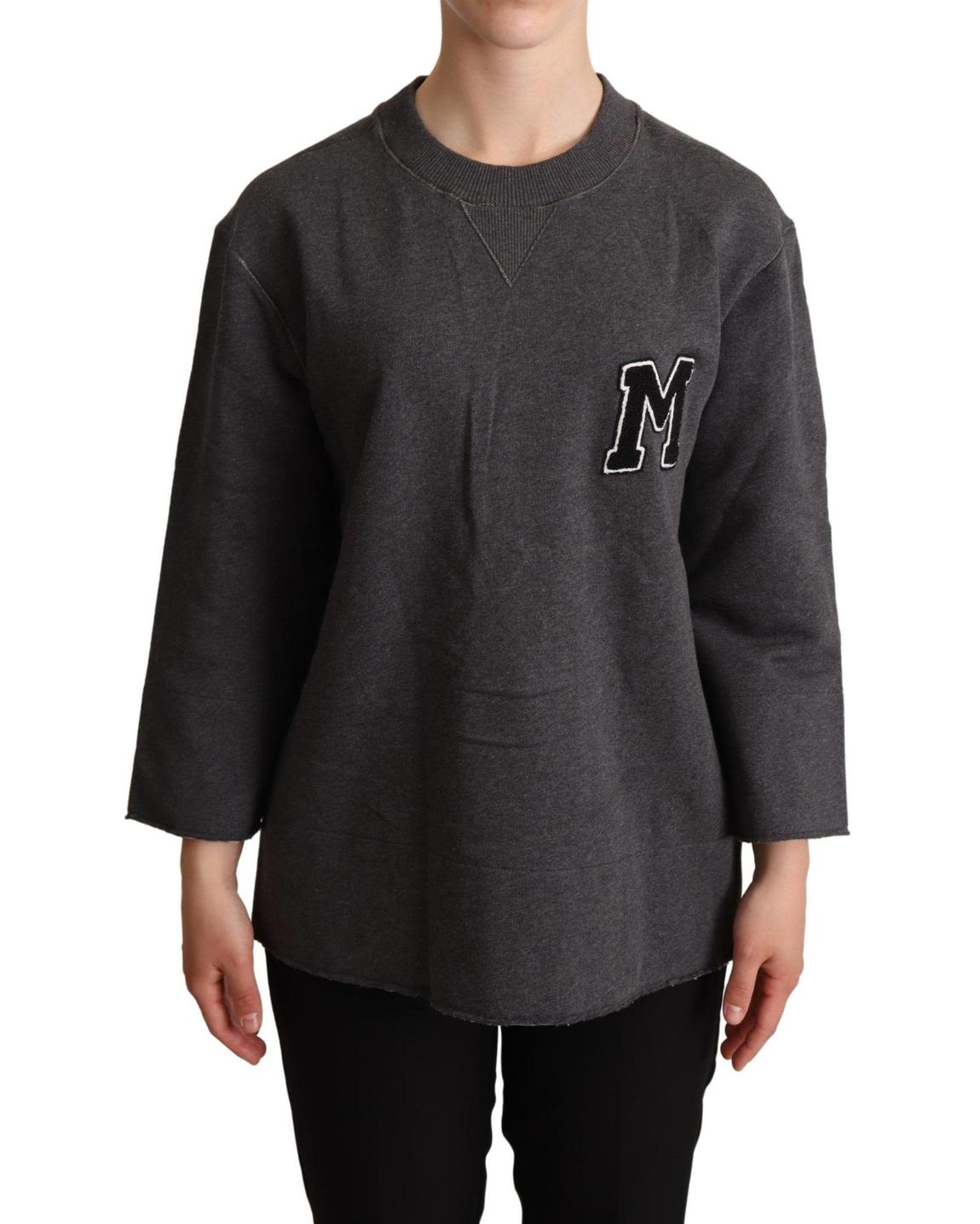 Dolce Gabbana Pullover SweaterLong Sleeve Wo - Gray main product photo