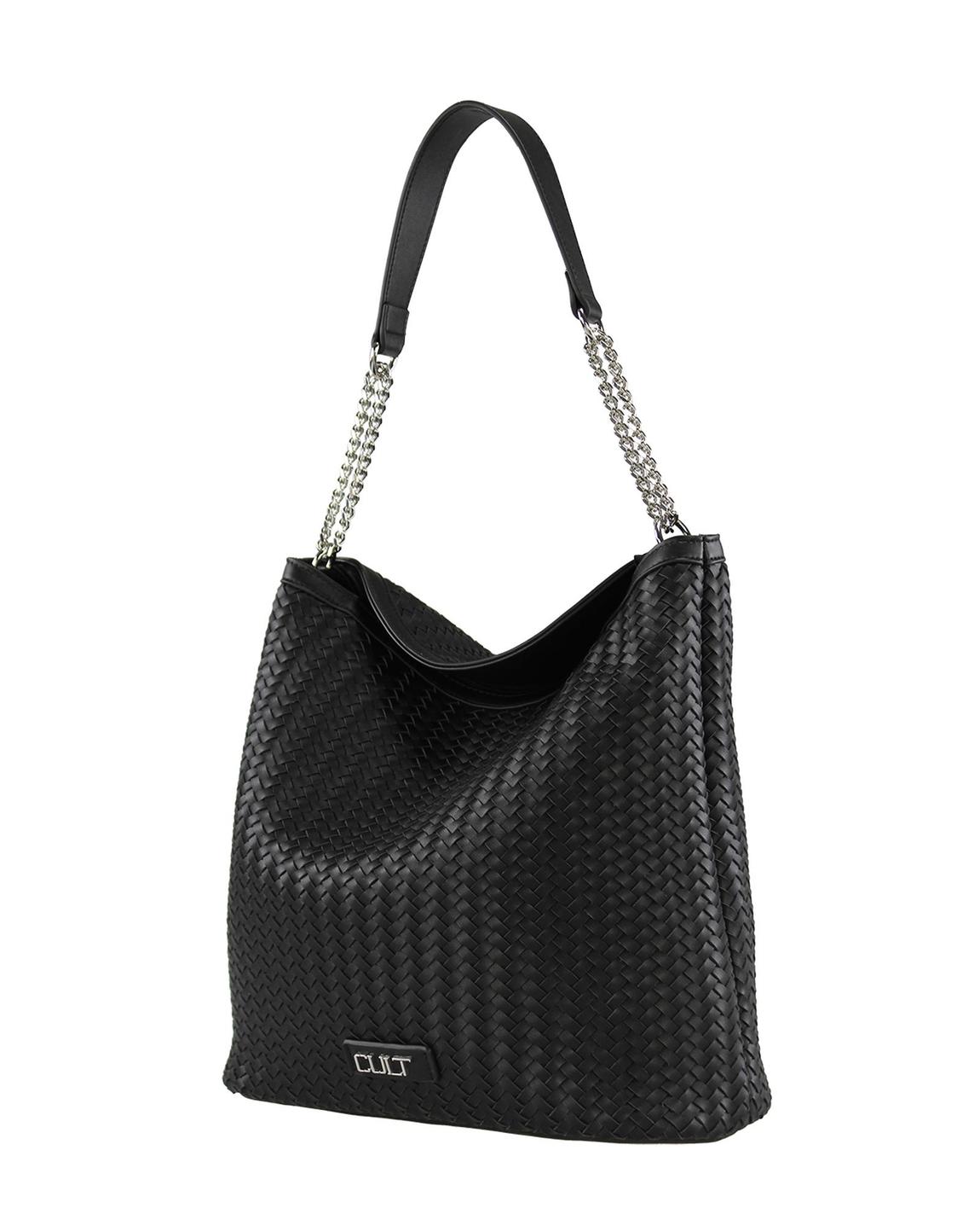 Woven Hobo Bag Black Style Wo Shoulder Bags main product photo