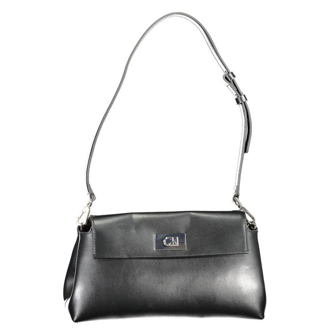 Black Leather Shoulder Bag Wo Handbags main product photo