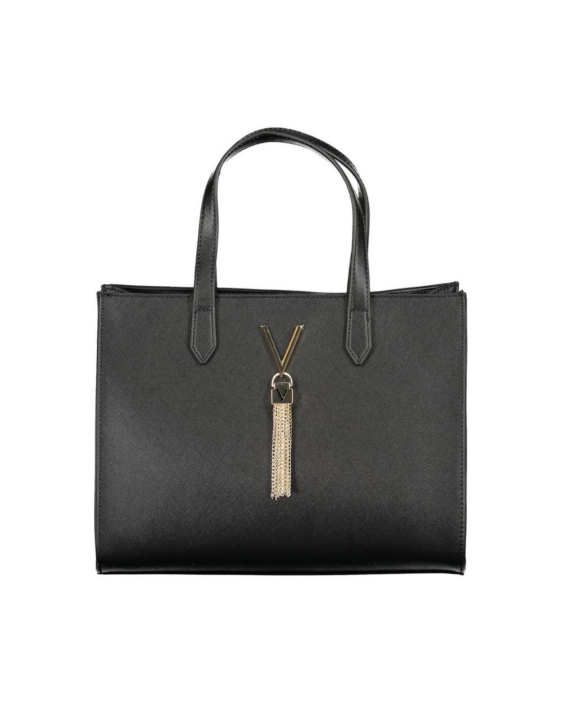 Tote Bag with Tassel Detail Wo - Black Handbags main product photo