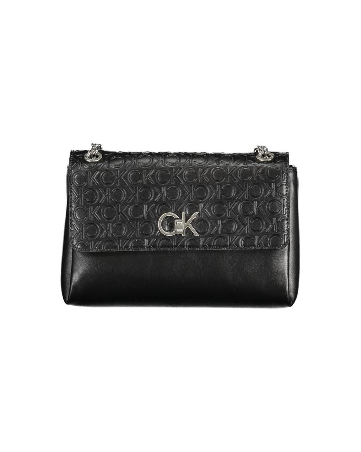 CK Monogram Chain Bag Wo - Black Handbags main product photo