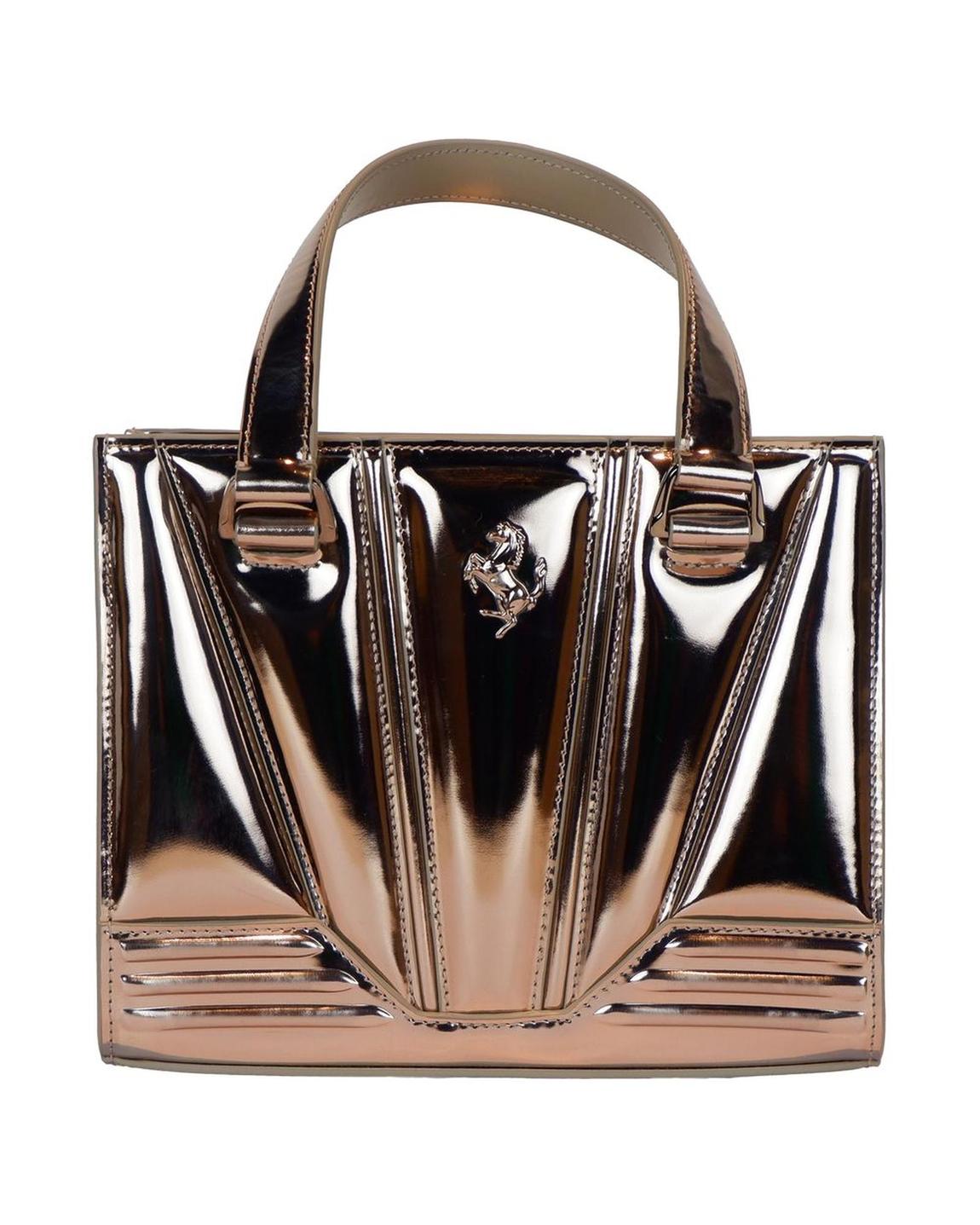 Rose Gold Metallic Handbag Wo - Gray main product photo