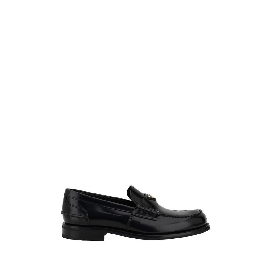 Leather Loafers Monelli Style - Black main product photo