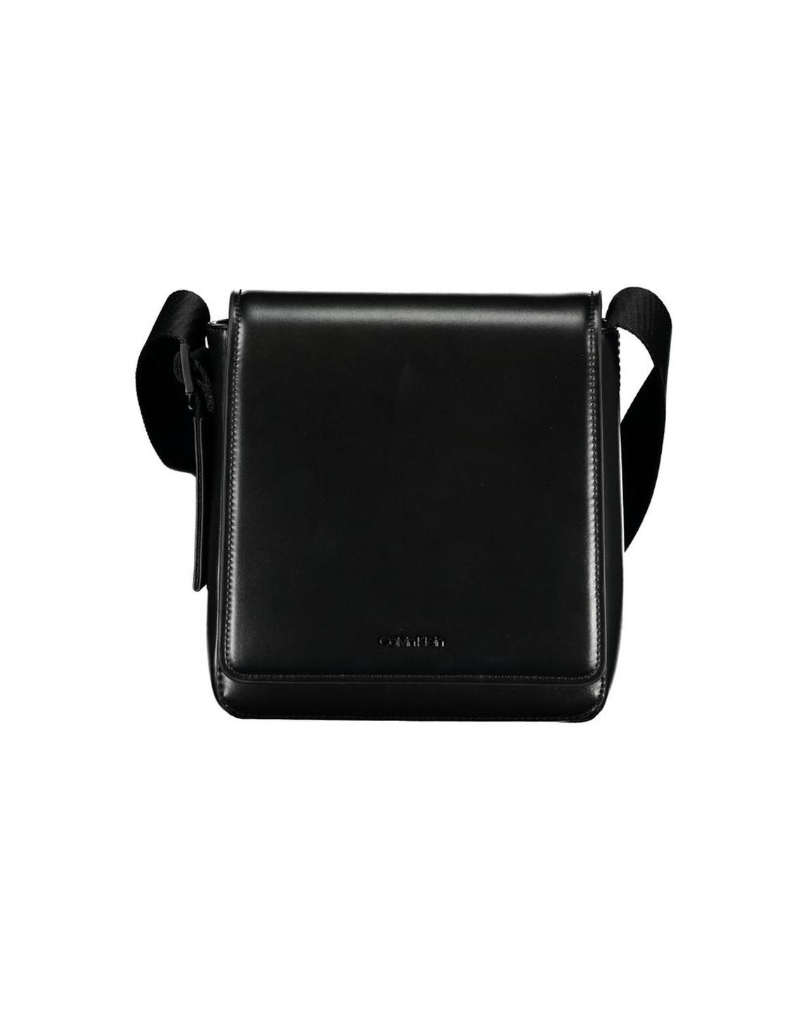 Leather Shoulder Bag - Black main product photo