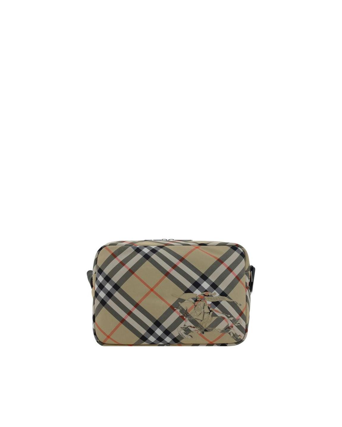 Nova Check Crossbody Bag - Beige Shoulder Bags main product photo
