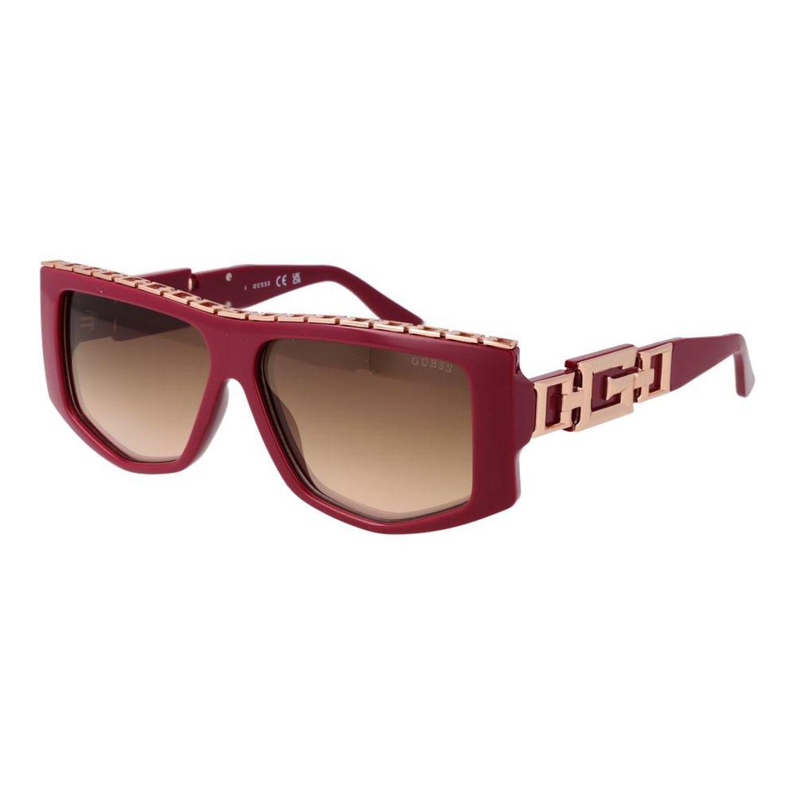 Rectangular Frame Sunglasses Wo - Red main product photo