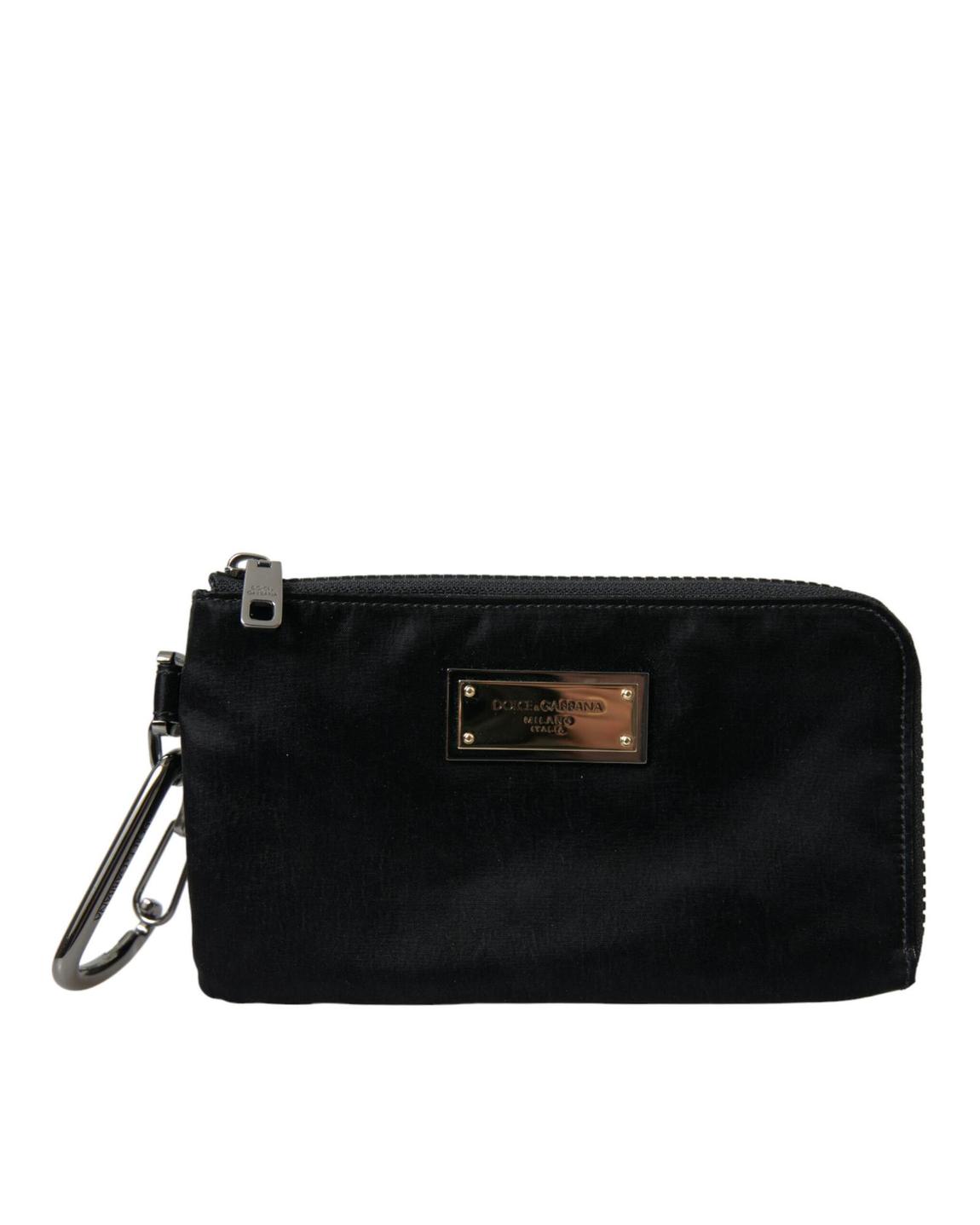Nylon Pouch Clutch Black Clutches main product photo