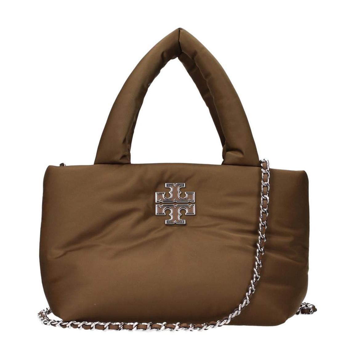 Fabric Handbag with Front Logo and Adjustable Shoulder Strap Wo - main product photo
