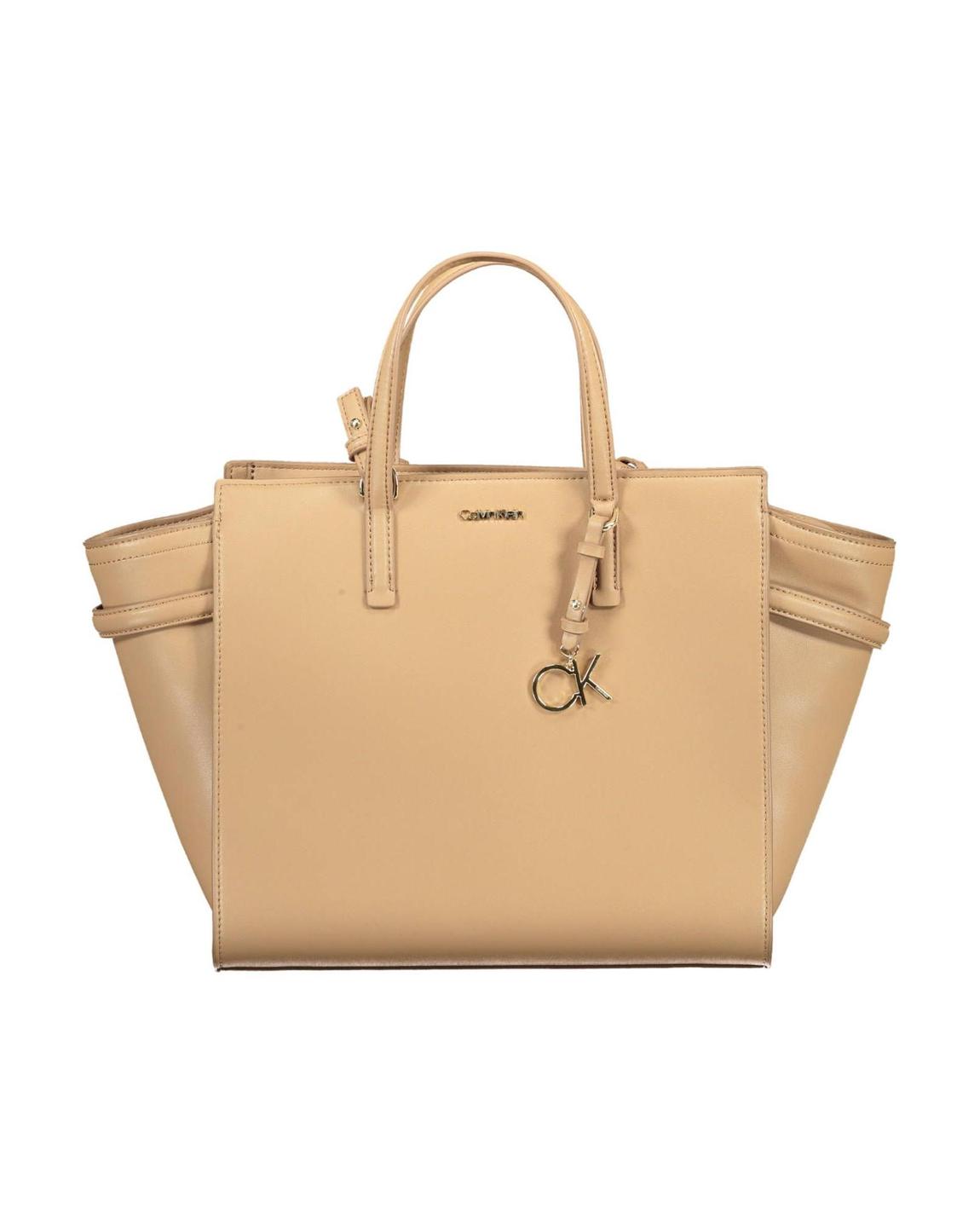 Kaylee Top Zip Tote Handbag Wo - Beige main product photo