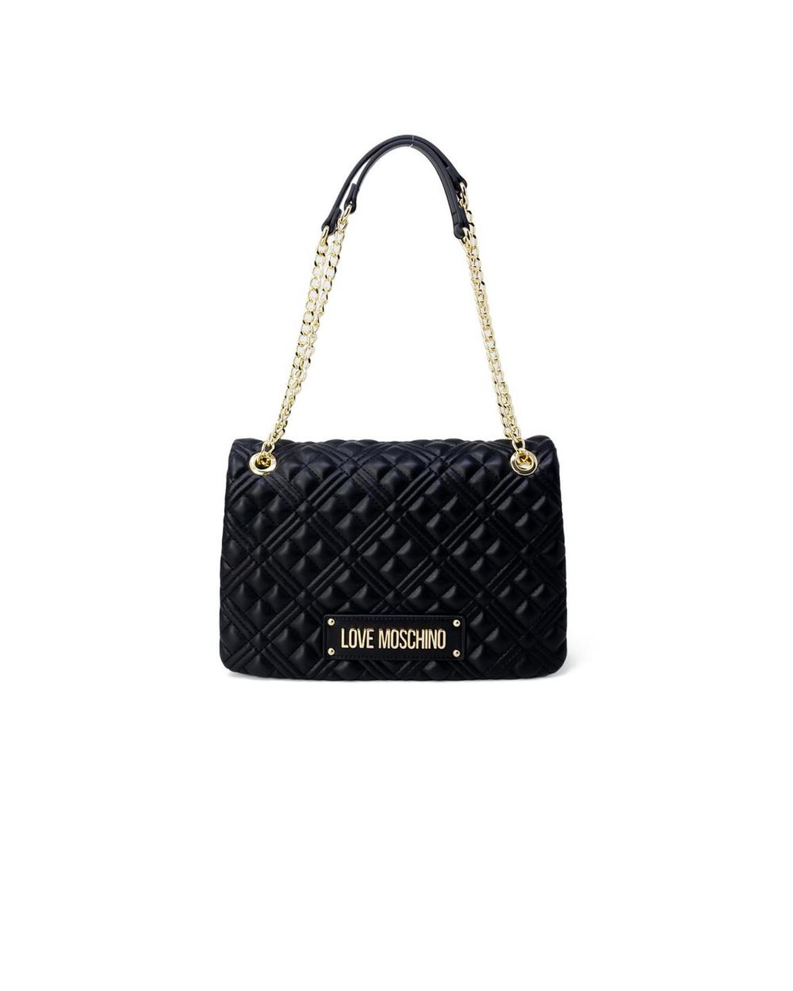 Quilted Shoulder Bag Chain Strap Wo - Gold Handbags main product photo