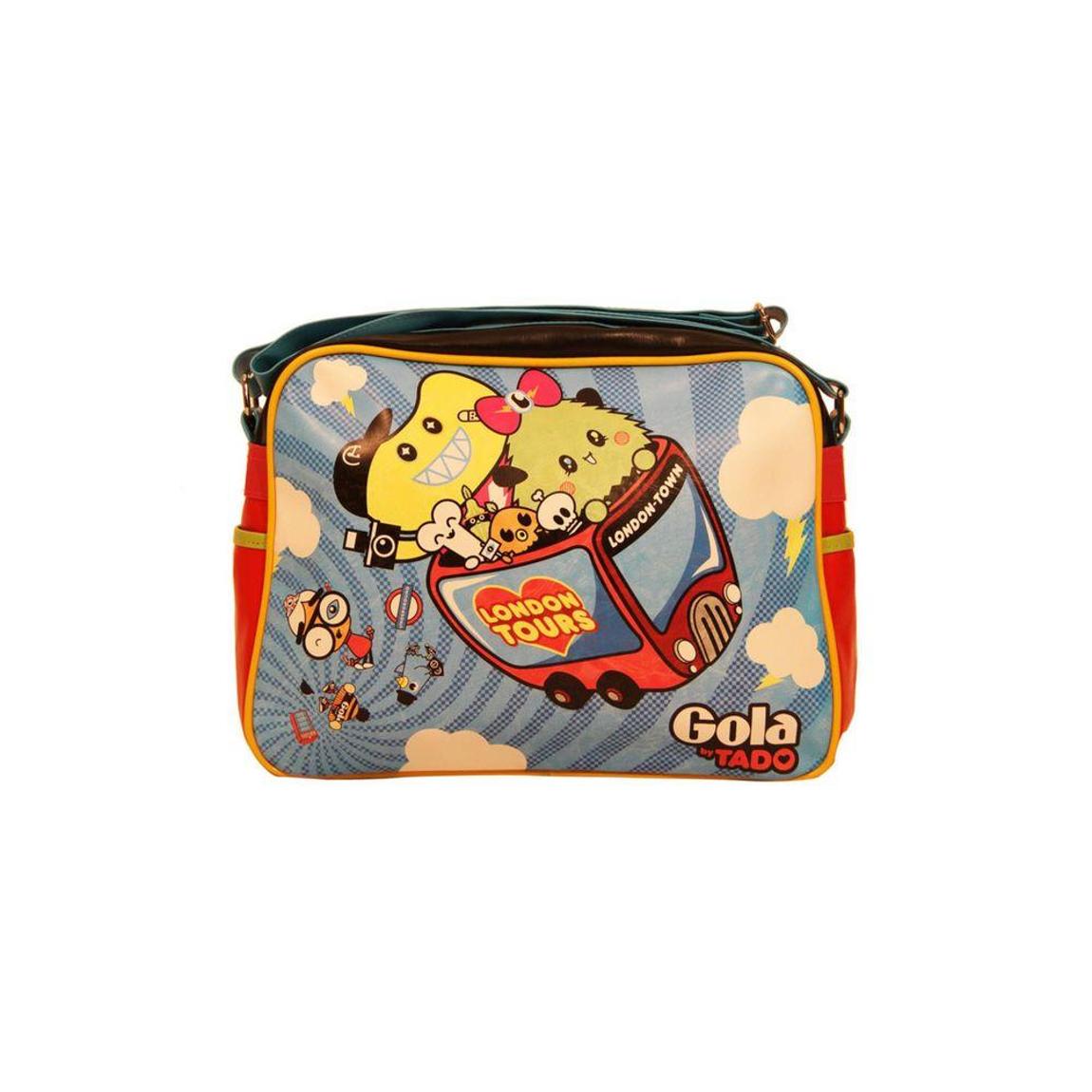 Kids Cartoon London Bus Shoulder Bag Wo - Light Blue Handbags main product photo
