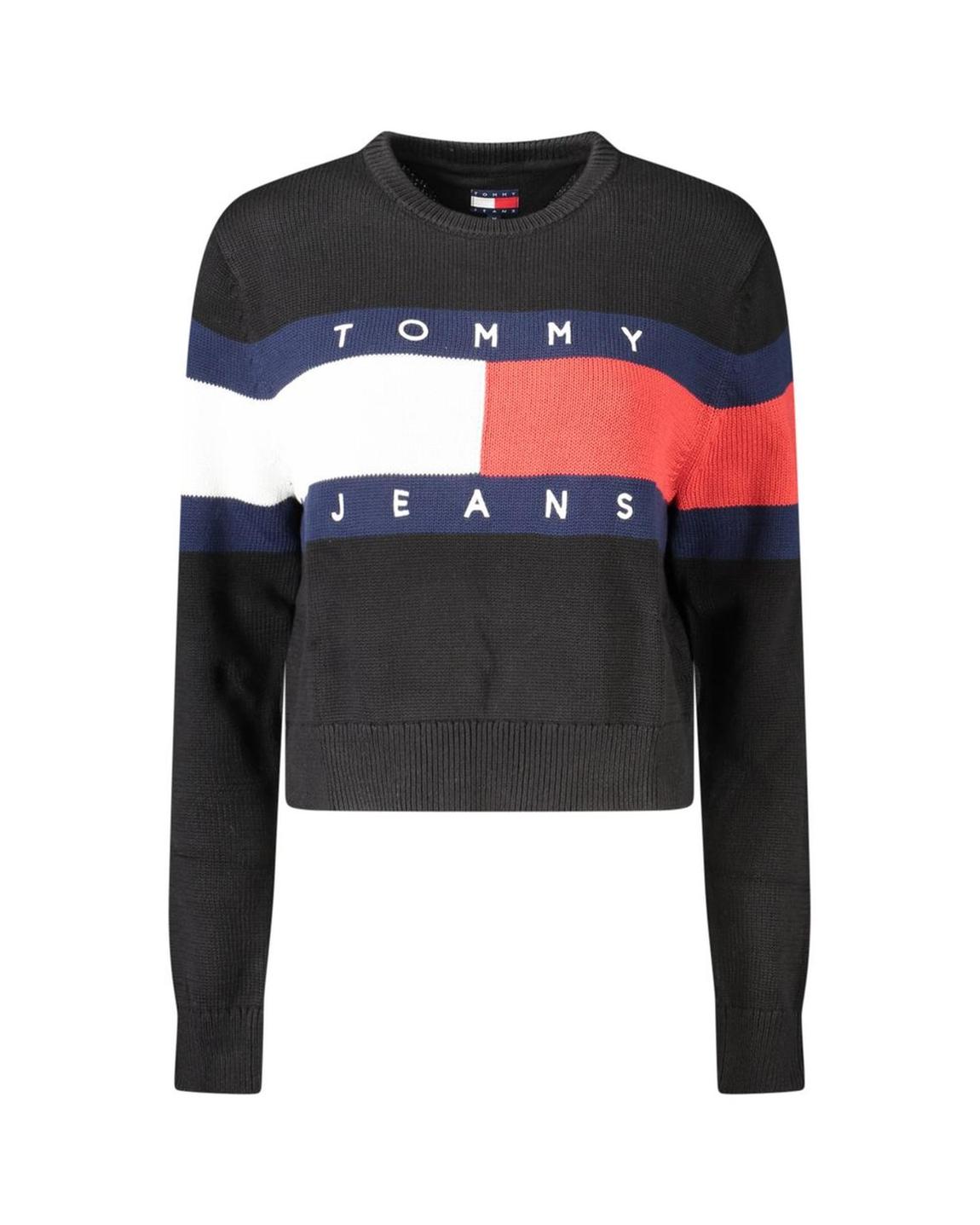 Tommy Jeans Logo Sweater Wo - Black main product photo
