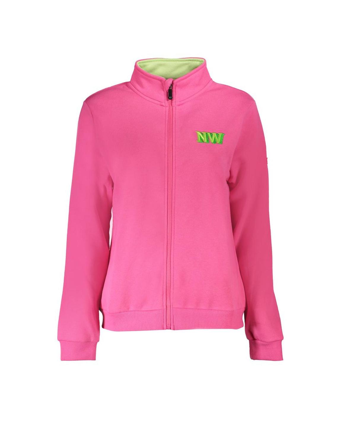NW Knit Track Jacket Pink Wo Sweaters main product photo