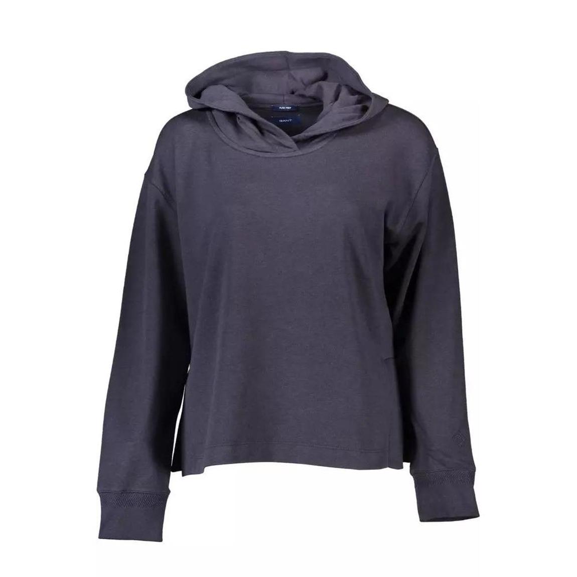 Long Sleeve Hoodie Wo - Blue Sweaters main product photo