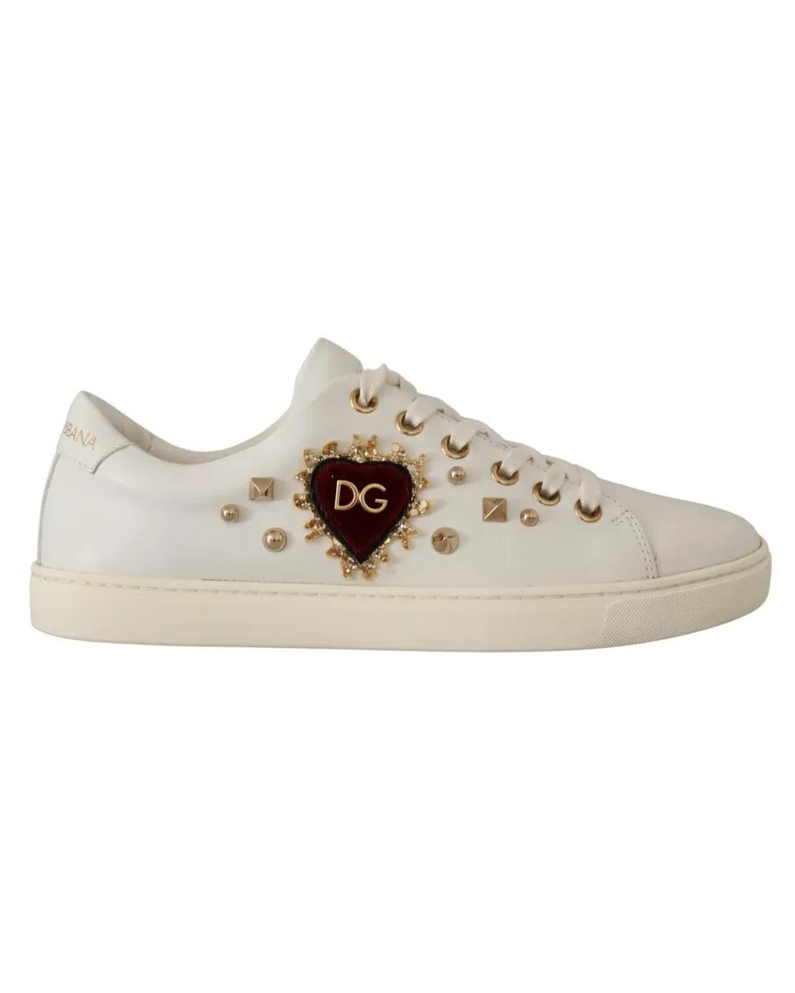DG Sneakers Lace-Up Style Wo - White main product photo