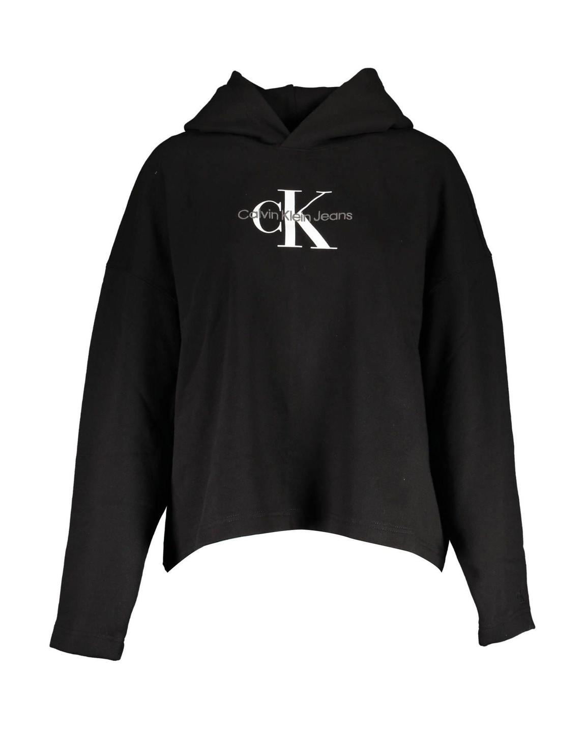 CKJ Hoodie Relaxed Fit Wo - Black Sweaters main product photo