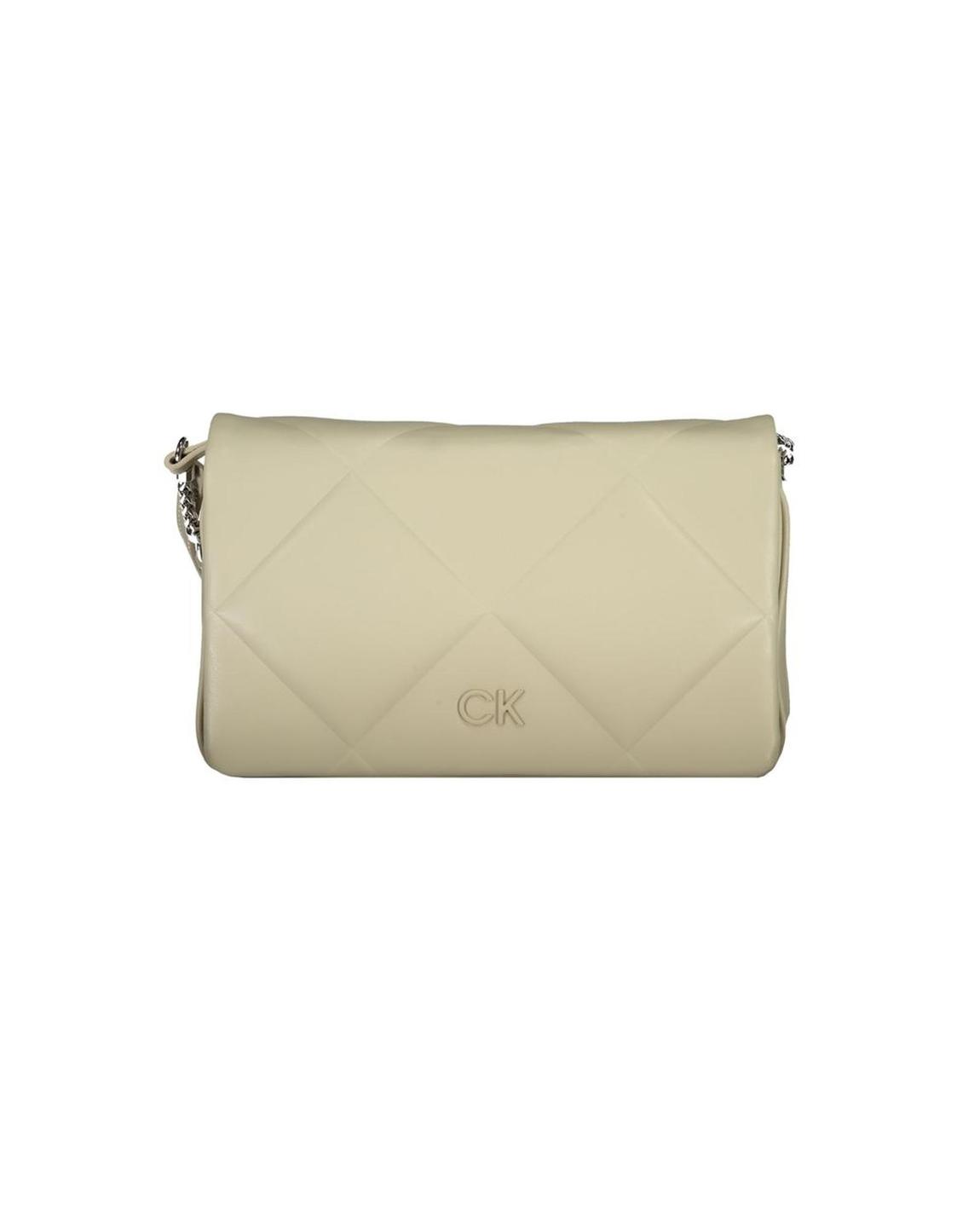 Quilted Crossbody Bag Chain Bag Wo - Beige Handbags main product photo