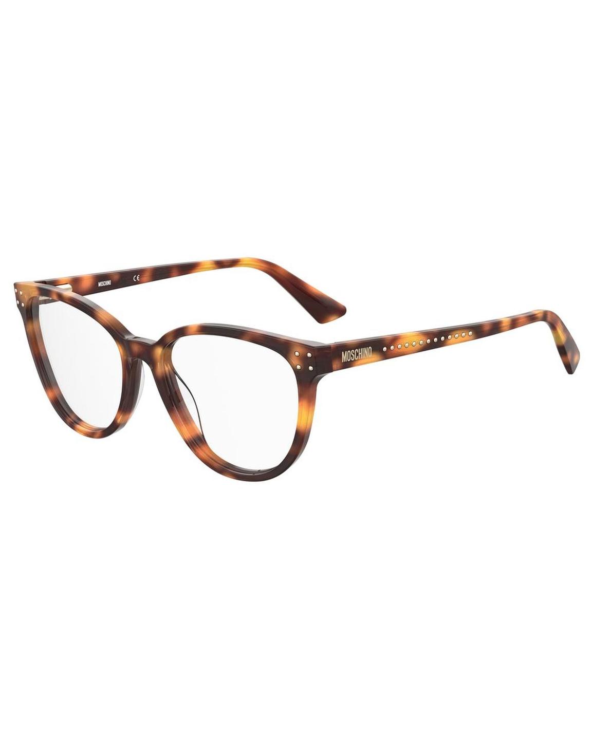 Moschino Cat Eye Acetate Frames - Brown main product photo
