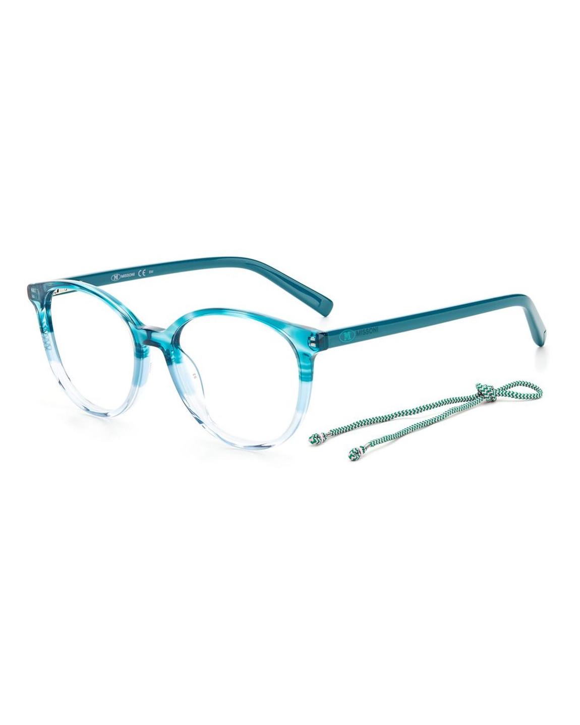MM00116AKAC Eyeglasses Teal Fade Wo - Green Frames main product photo