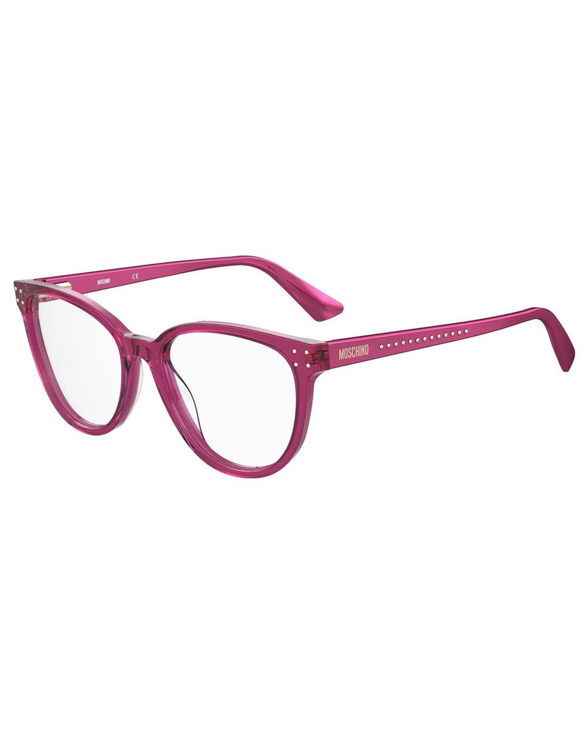 Moschino 596 MU1AC Cateye Eyeglasses Wo - Fuchsia Frames main product photo