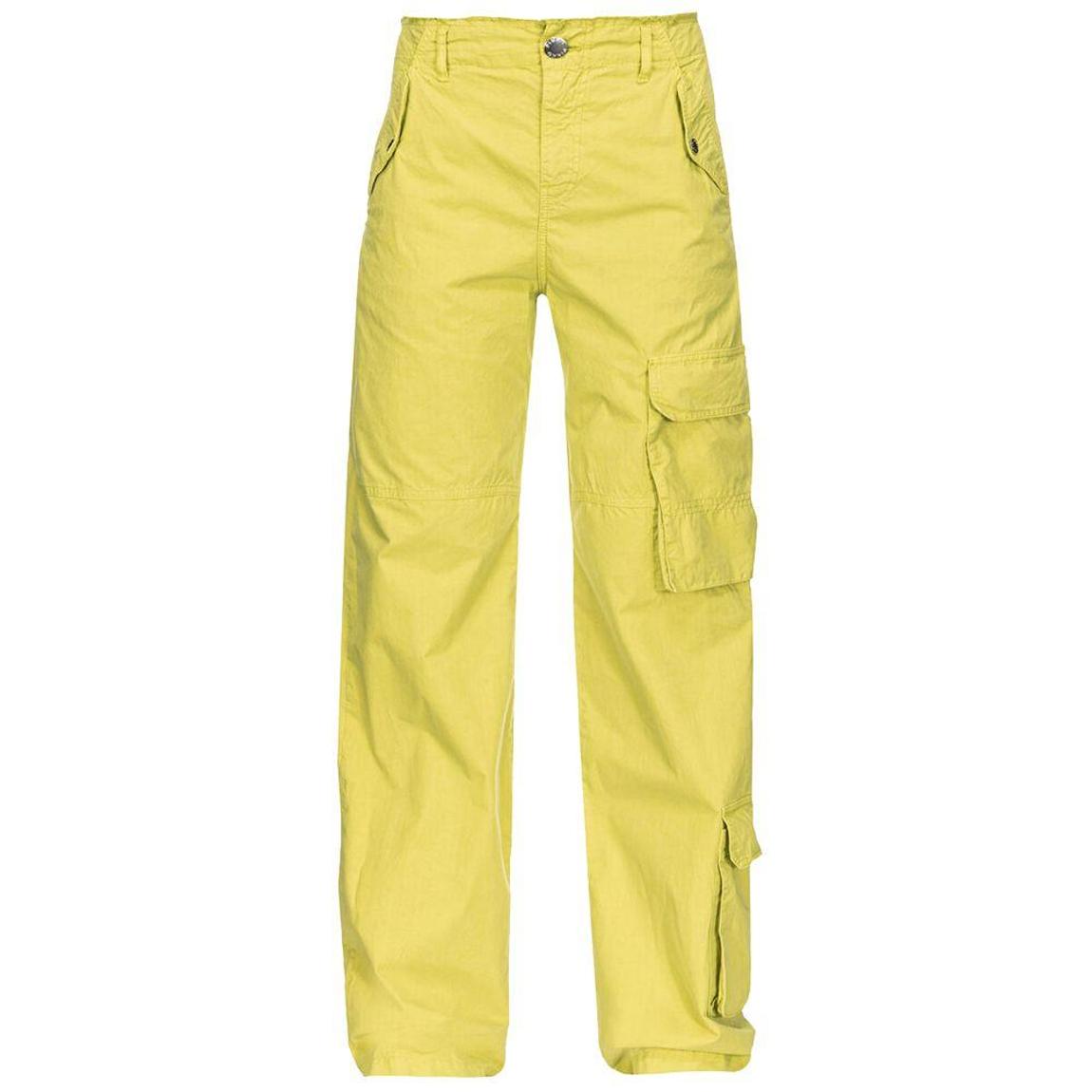 Cotton Canvas Cargo Pants with Utility Pockets Wo - Green Jeans main product photo