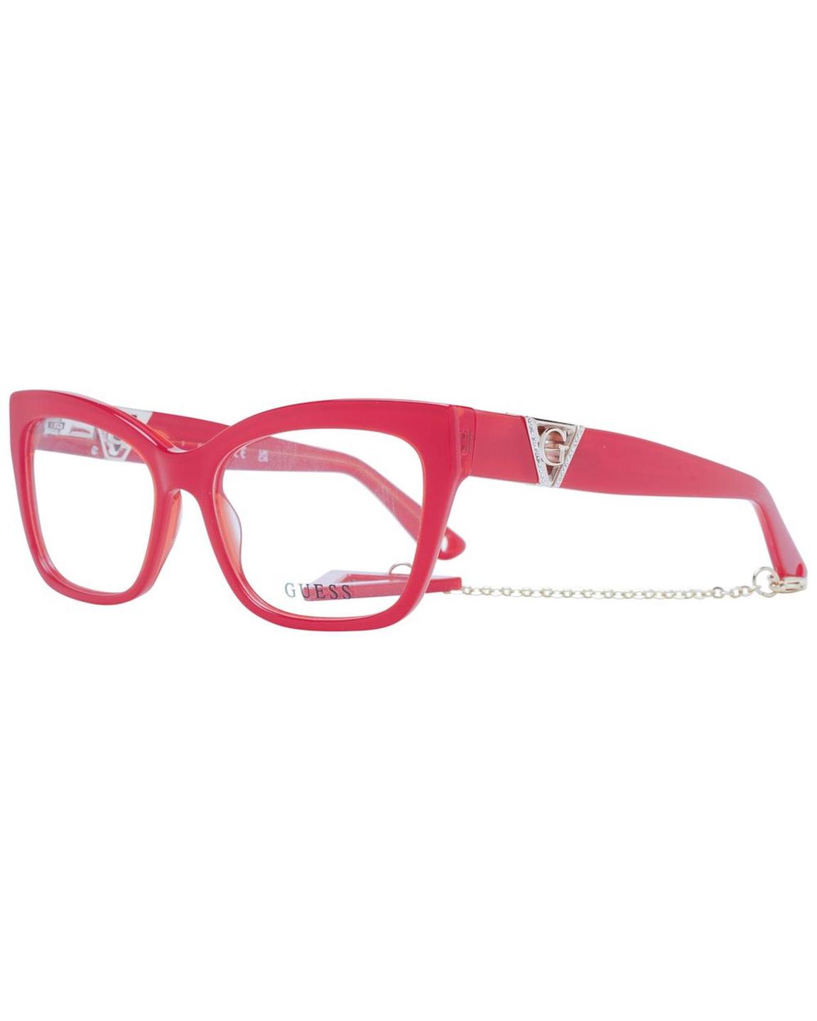 GU2844 Chain Eyeglasses Wo - Red Frames main product photo