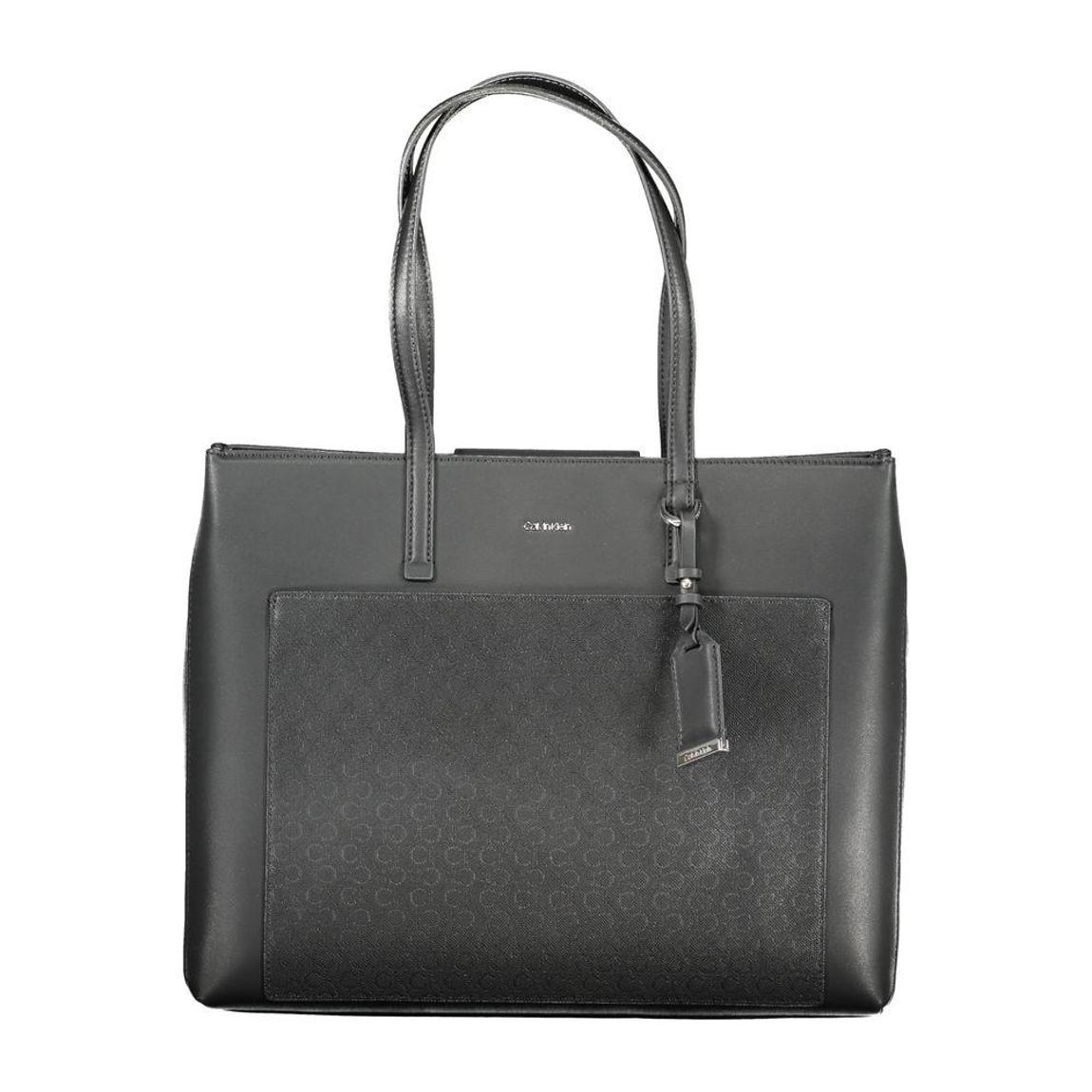 Monogram Tote Handbag Wo - Black main product photo