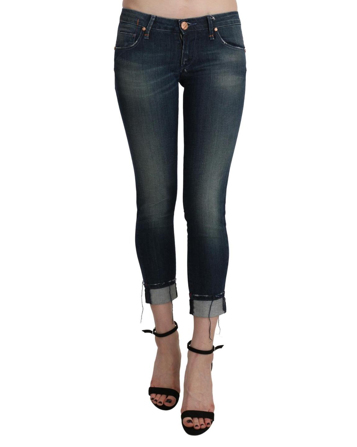 Cropped Jeans PAN71221 Wo - Blue Jeans main product photo