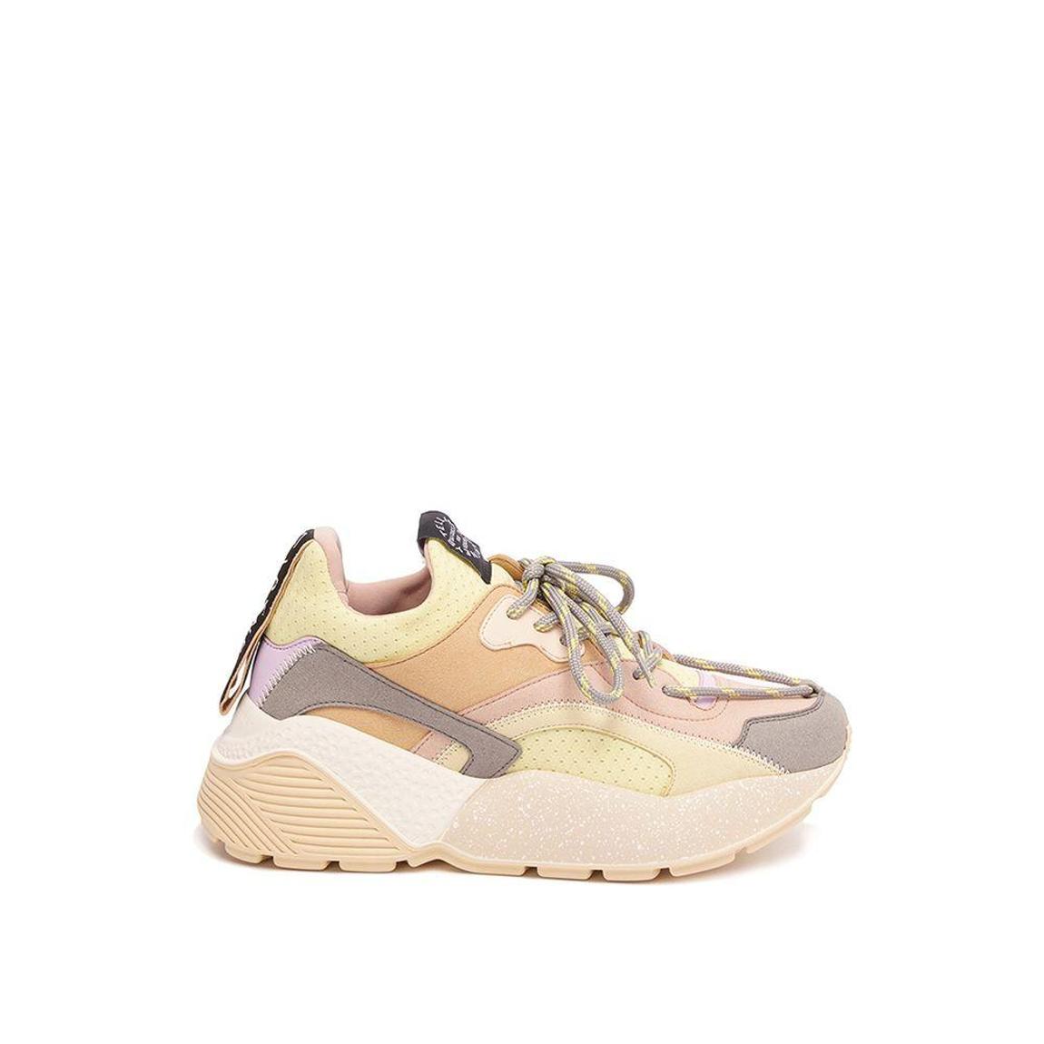 Eclypse Colourblock Faux Leather Sneakers with Suede Effect - main product photo