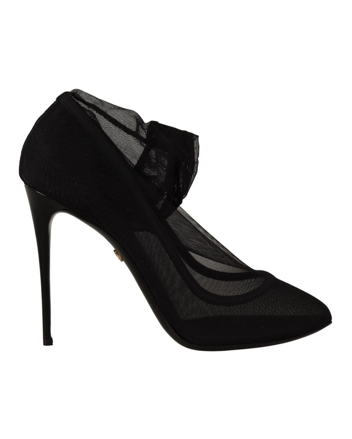 Mesh Pumps LA9800 Stilettos Wo - Black main product photo
