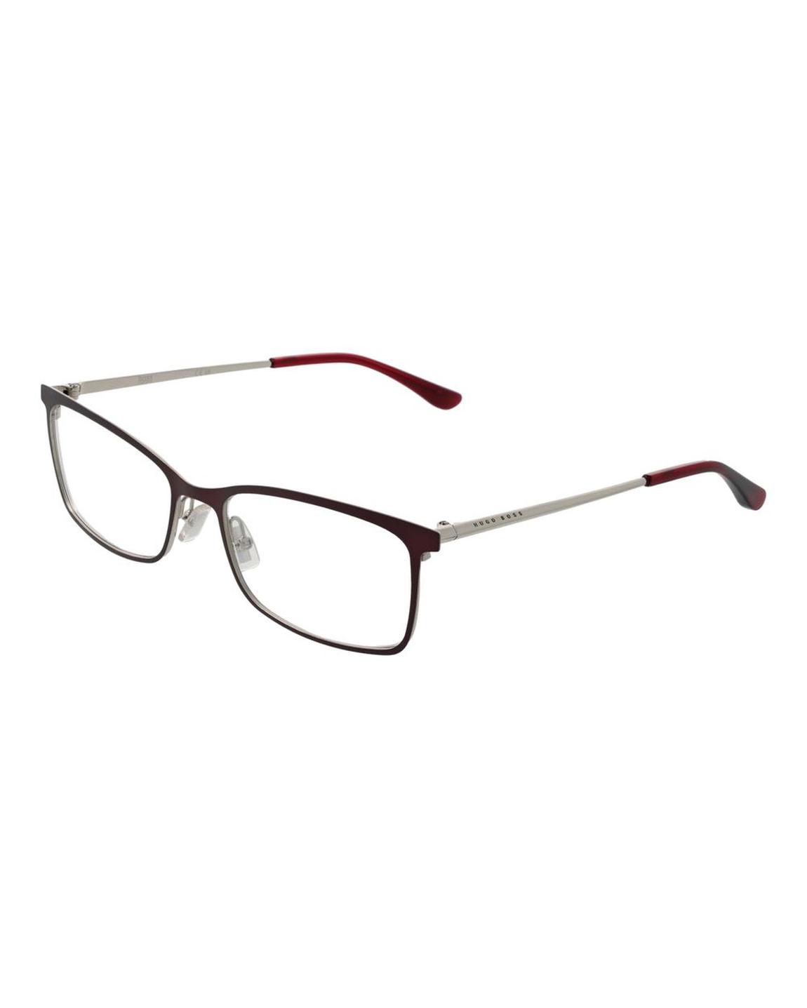 Rectangle Eyeglasses 1000467 Wo - Burgundy Frames main product photo