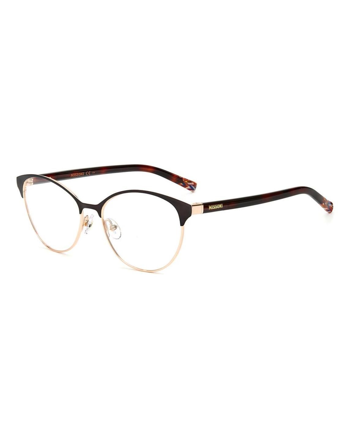 MU0071 Oval Optical Frames Wo - Brown main product photo