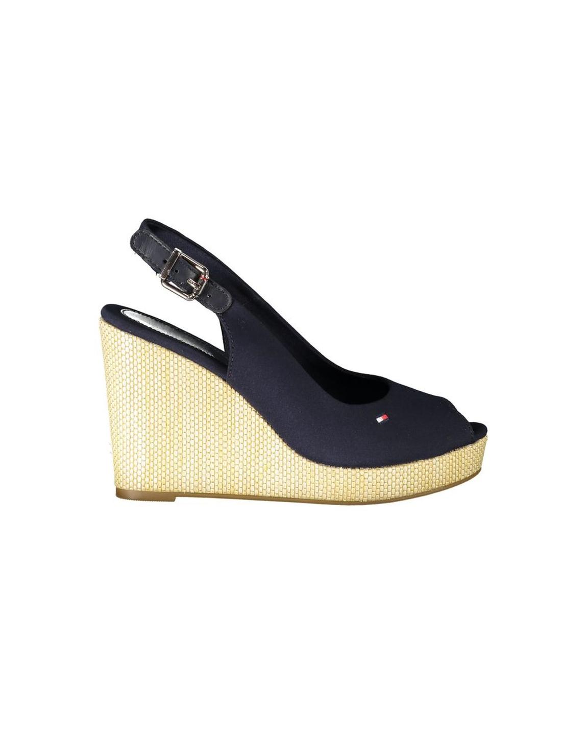 Slingback Wedge Espadrille Casual Shoe Wo - Blue Sandals main product photo