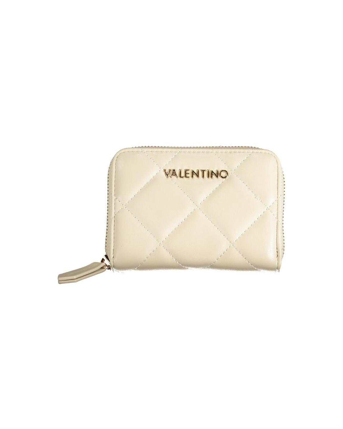 Quilted ZipAround Wallet Wo - Beige main product photo