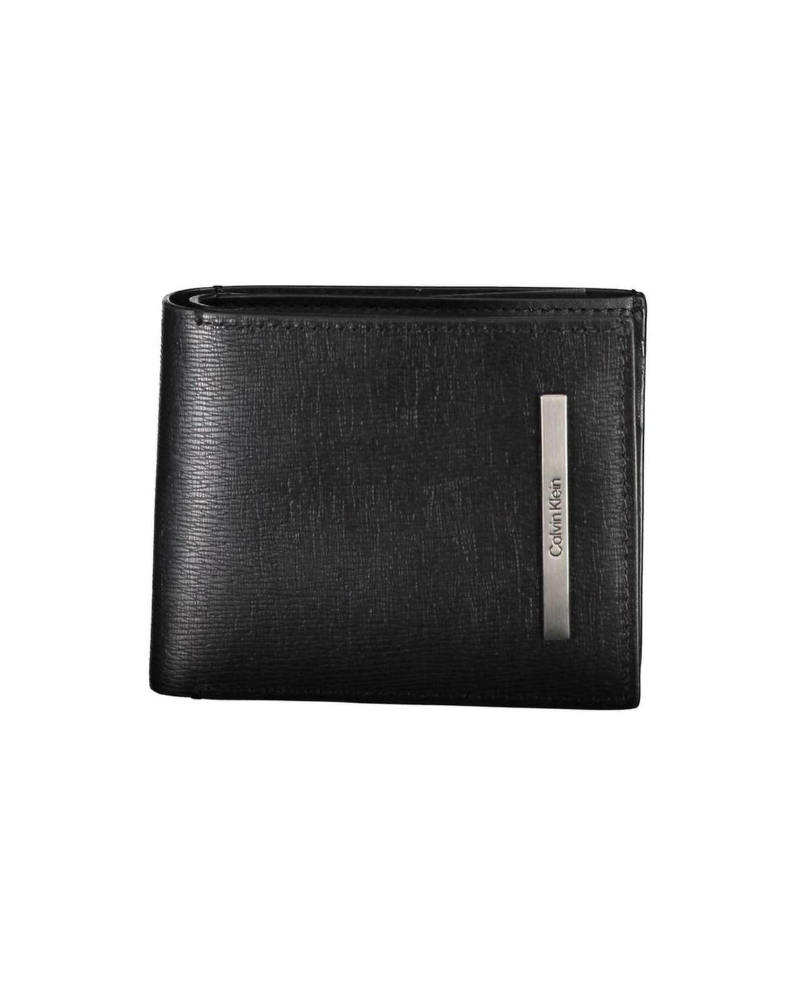 Bifold Wallet Leather Wallet - Black main product photo