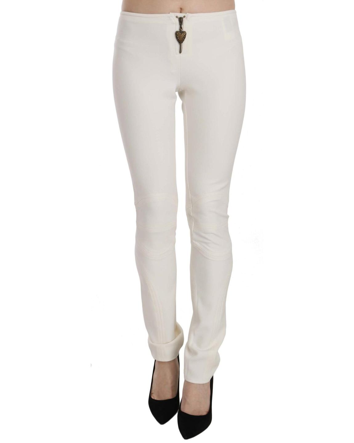 Just Cavalli PAN70376 White Trousers Jeans main product photo
