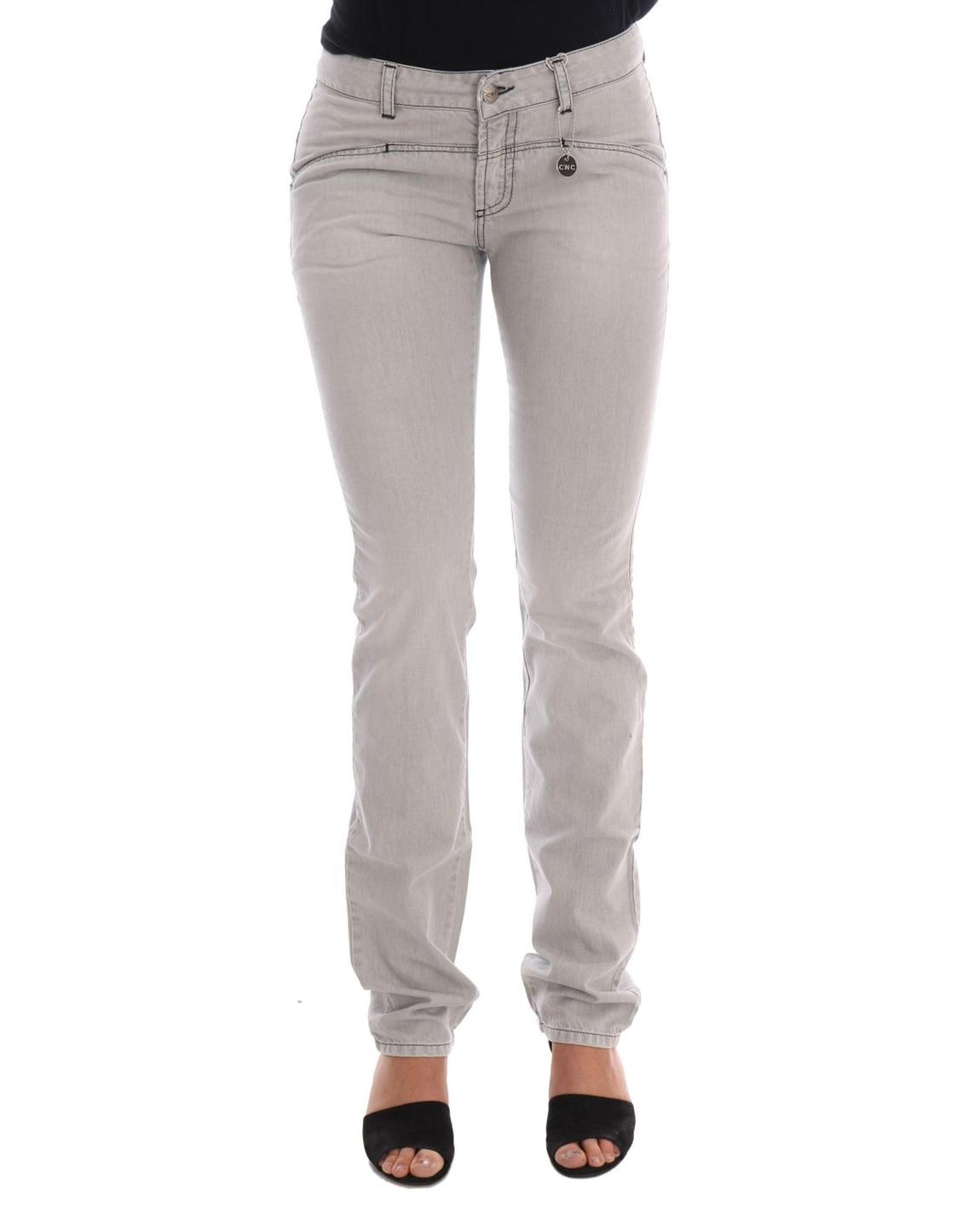 Grey Denim Pants Wo - Gray Jeans main product photo