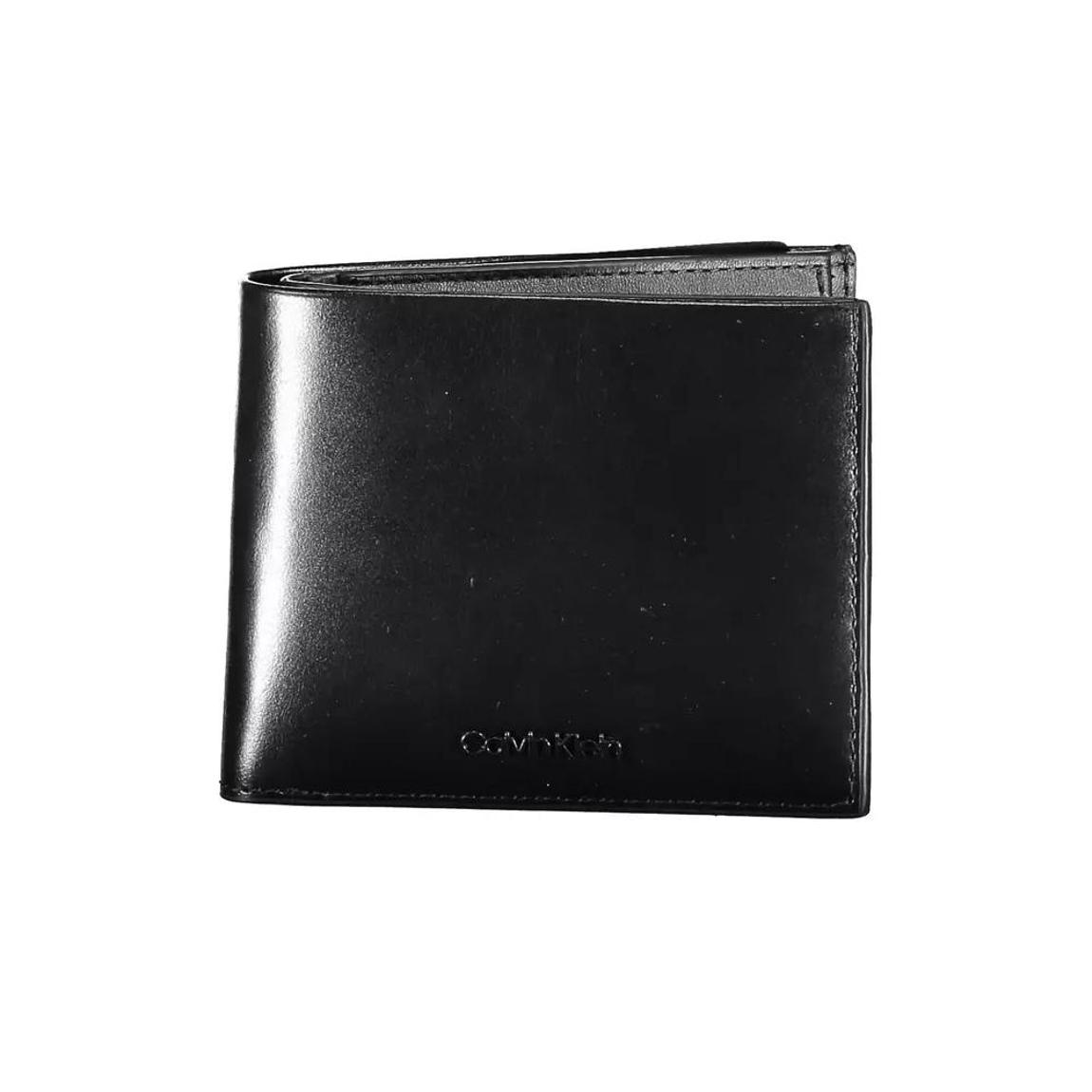 Leather Bifold Wallet - Black main product photo