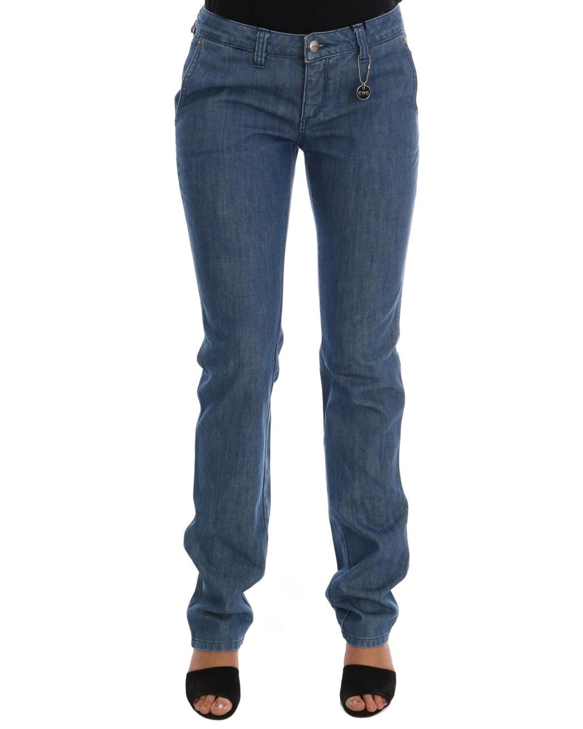 Costume National Jeans Straight Leg Wo - Blue Jeans main product photo