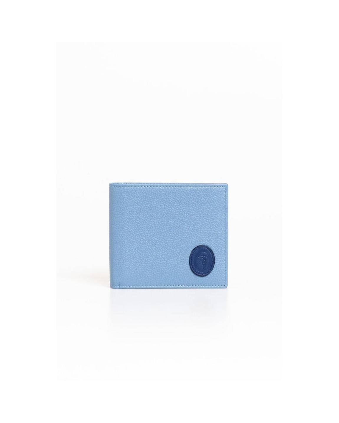 Leather Wallet 78A00026 - Light Blue main product photo