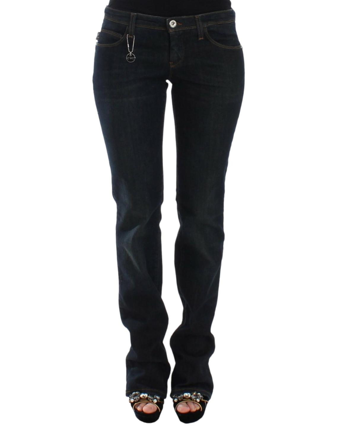 Bootcut Jeans Dark Wash Wo - Blue Jeans main product photo