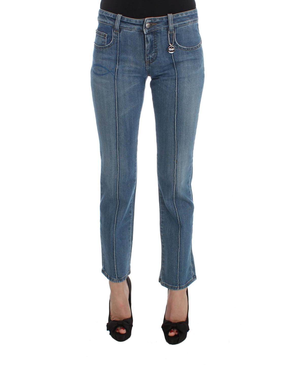 Costume National Jeans Straight Leg Wo - Blue Jeans main product photo