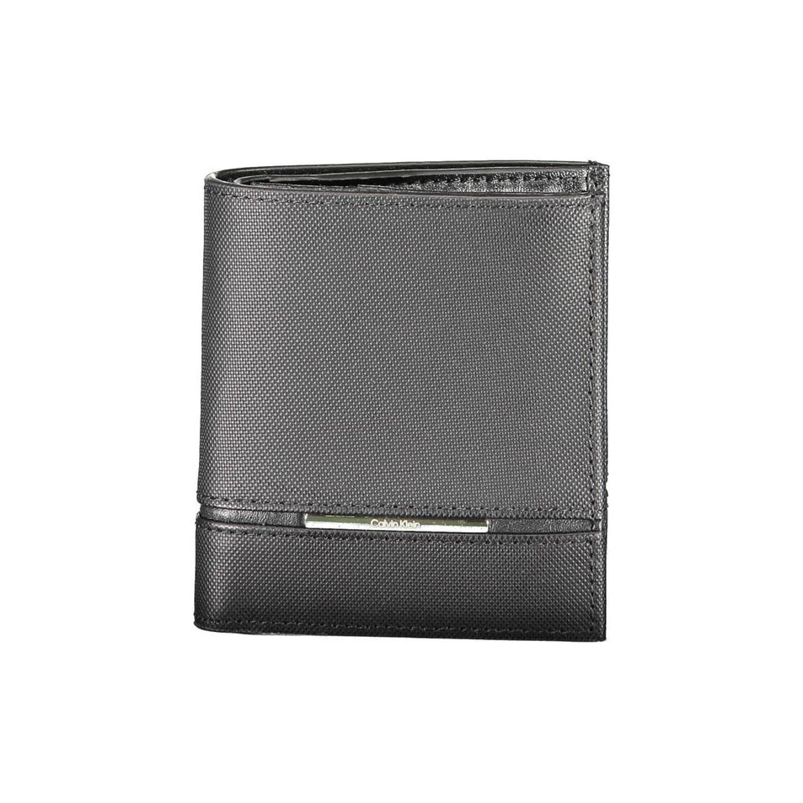 Bifold Wallet Slim Nylon Design - Black main product photo