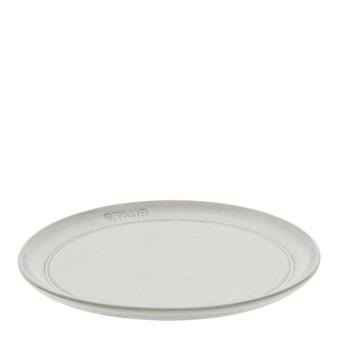 White Truffle Ceramic Plate, 22cm main product photo