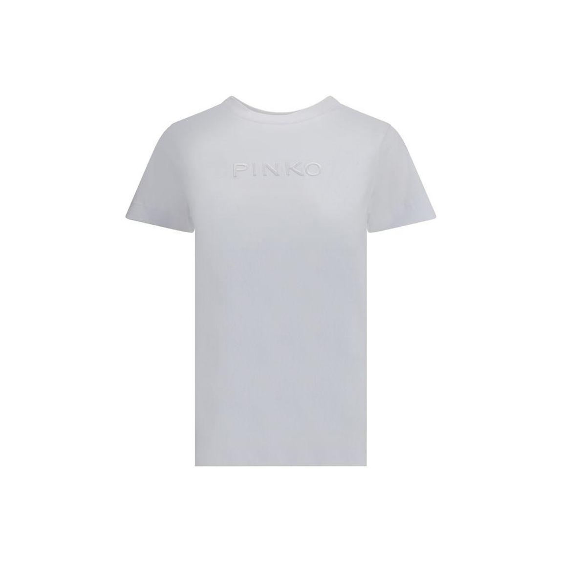 Logo T-Shirt with Ribbed Crew Neck and Signature Embellisht Wo - main product photo