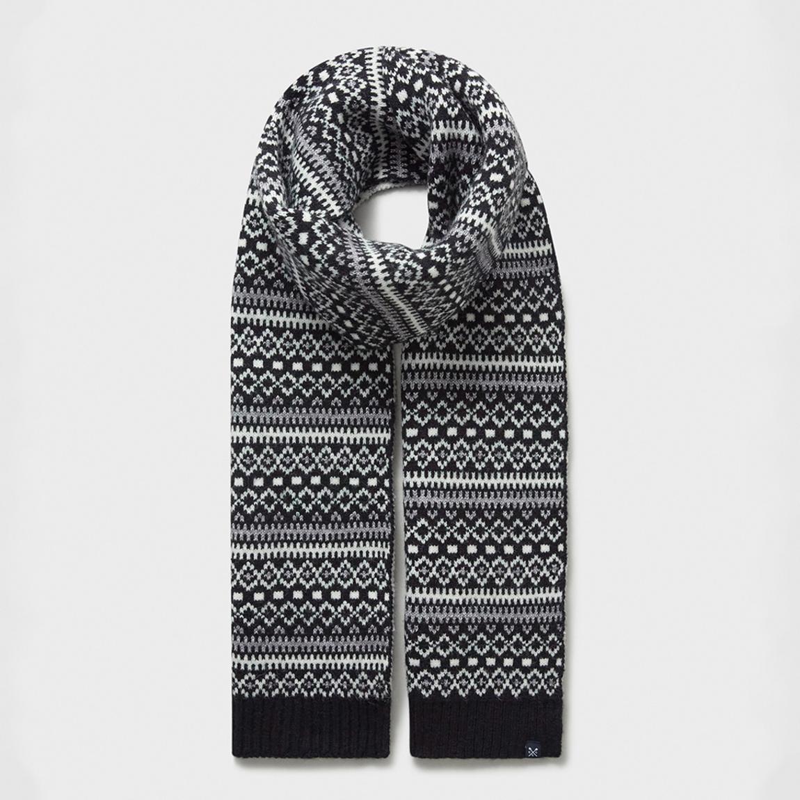 Black Fairisle Scarf main product photo