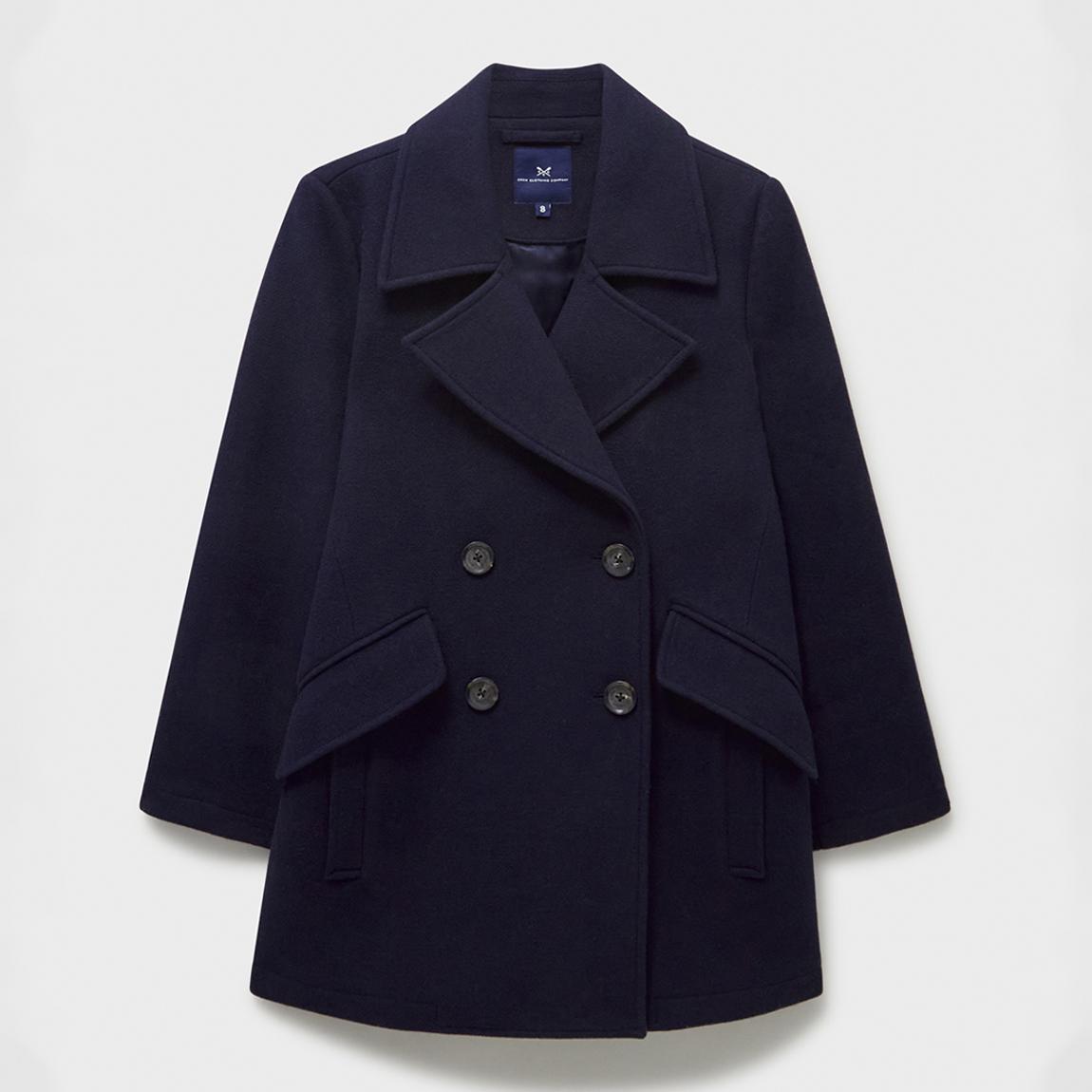 Navy Wool Blend Peacoat main product photo