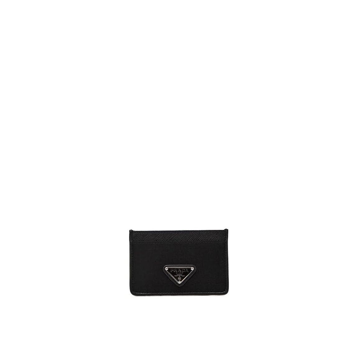 Compact Card Holder with Multiple Card Slots and Leather Trim Wo - main product photo